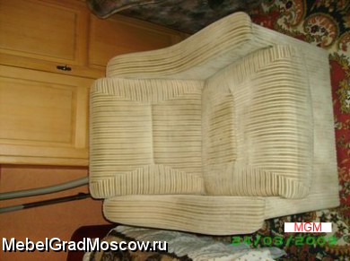 Продам Кресло мягкое, цвет кремовый, абсол непродавленные, Привезем